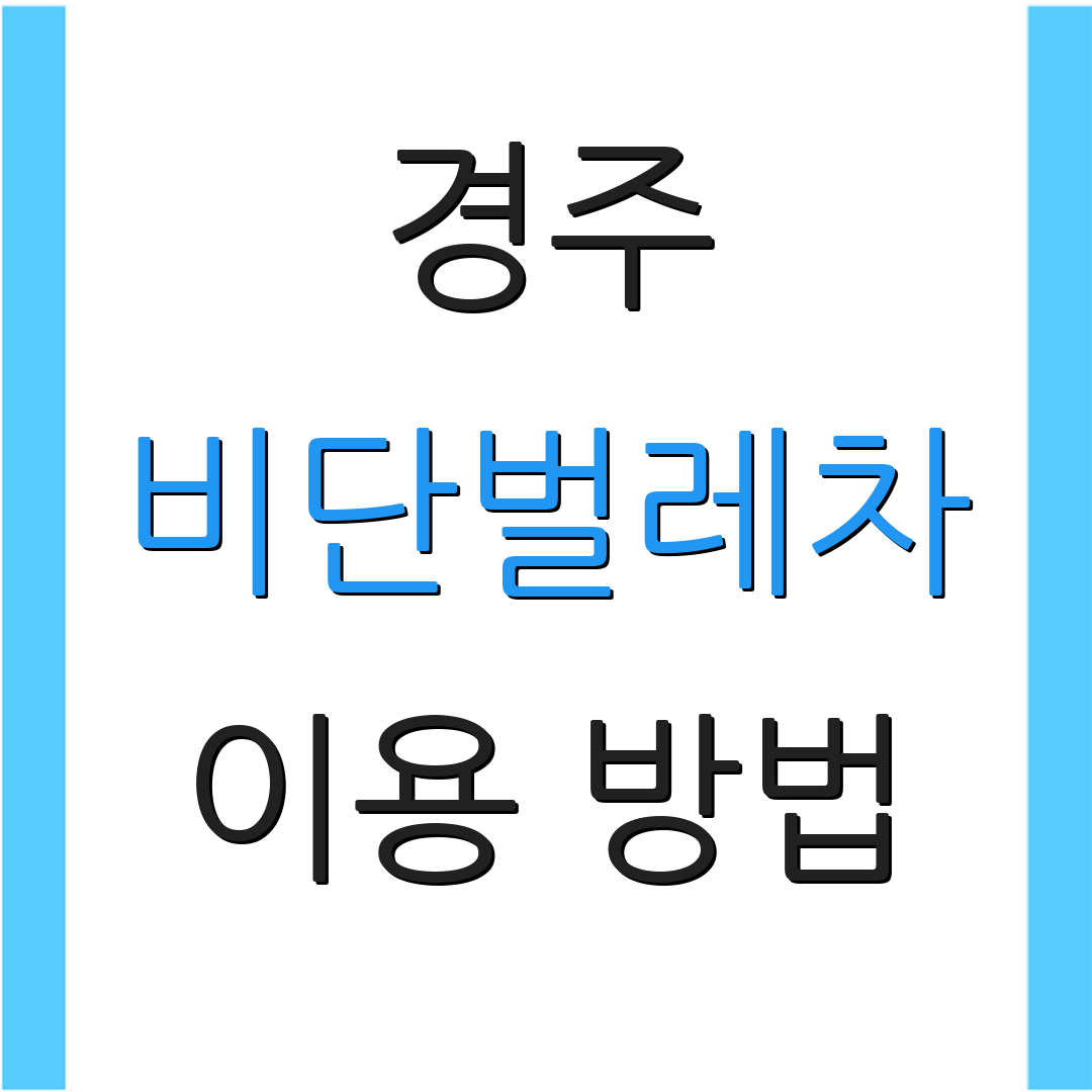 경주 비단벌레차 이용 방법 | 현장 구매 팁 | 예약 정보
