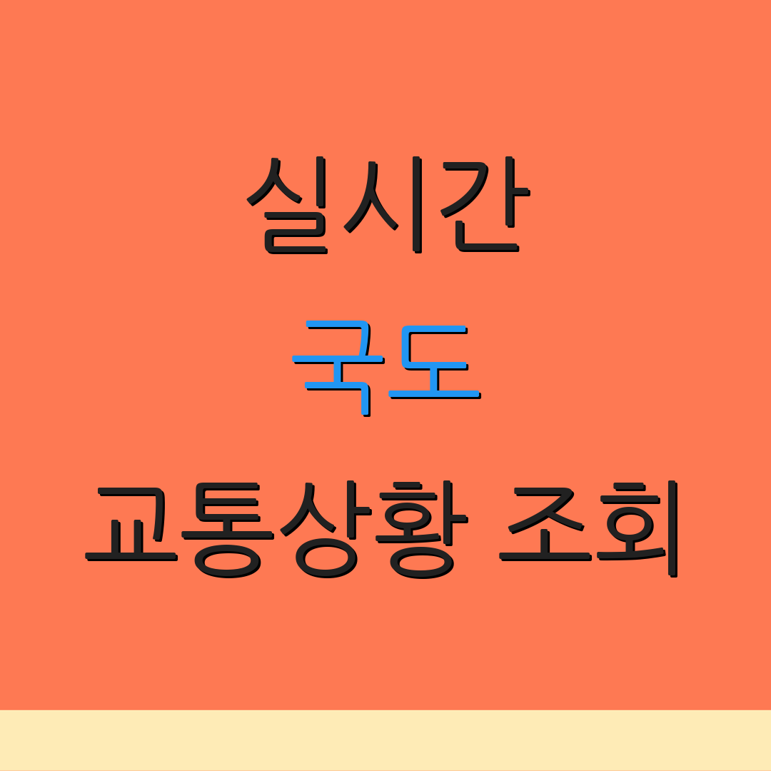 실시간 국도 교통상황 조회 | 도로 교통 정보 | 실시간 카메라 확인
